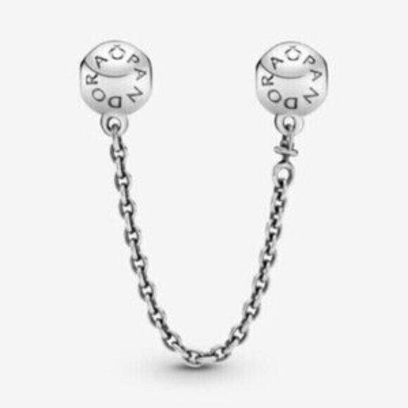 Pandora Logo Safety Chain Charm - Picture 3 of 4